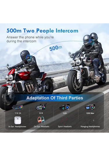 Q28 Kameralı Motosiklet Kask Intercom Kulaklık Ve Kayıt Kamerası
