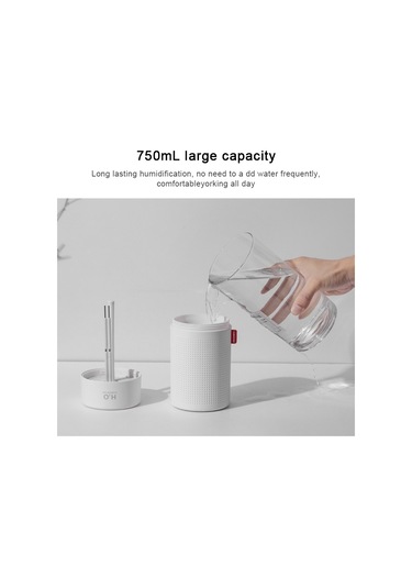 Sones 750ml Büyük Kapasiteli Hava Nemlendirici Usb Şarj Edilebilir Kablosuz Ultrasonik Aroma Esansiyel Yağ Difüzörü