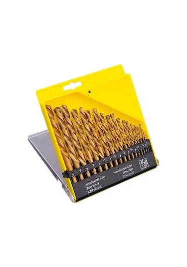 Pazly 19 Adet Hss Vidalı Matkap Uçları Seti - İnce Metal, Ahşap Ve Plastikler İçin - Reedark, Titanyum Kaplama, Pratik Saklama Kutusu