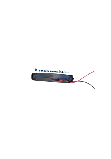10 Adet Kırmızı Parmak Lamba 6 Led 12v 24v