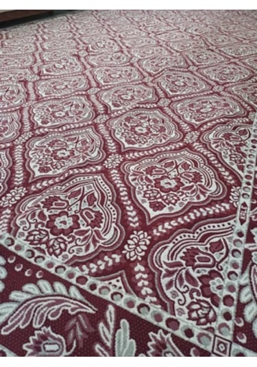 Savan Dokuma Halı Örtüsü 9m² Kale Bordo5 Bordo