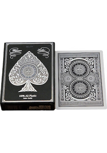 Jumbo Pvc Su Geçirmez İskambil Blackjack Oyun Kağıdı Cin885s