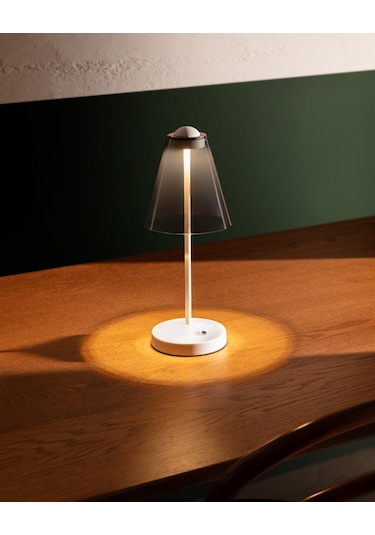 Madame Coco Katia Dokunmatik Abajur - Gri/beyaz Abjr0000000037 Diğer