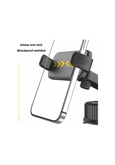 Cbtx Jy-61 Araba Cep Telefonu Tutucu Dağı 68mm-95mm Genişlik Arasındaki Akıllı Cihazlar İçin Cep Telefonu Klipsi - Gri