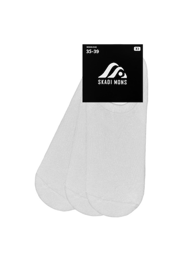 Skadi Mons Sneaker 3 Pack Unisex Beyaz Çorap 1605030323-100 Beyaz