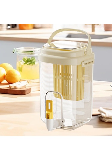 Suntek İçecek Dispenseri Konteyner Çaydanlık Su Sarı