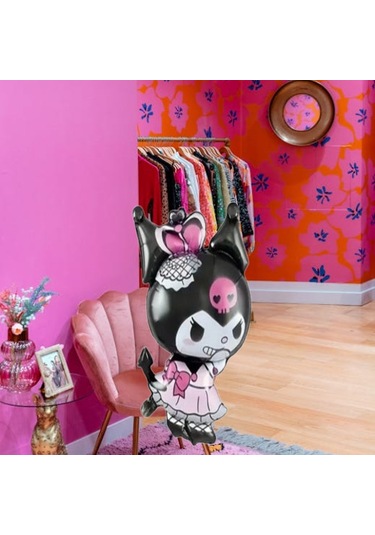 Folyo Balon Kuromi Temalı 50x78cm Doğum Günü Balonu Çok Renkli