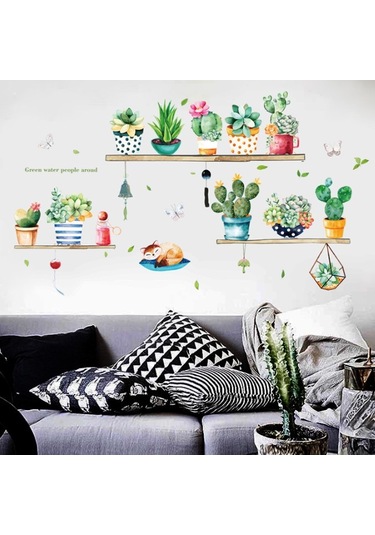 Raf Tasarımlı Karışık Dizaynlı Yapışkanlı Sticker Seti 5060 Çok Renkli