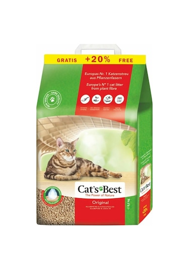 Cat's Best Original Cat Litter Organik Kedi Kumu 12 L