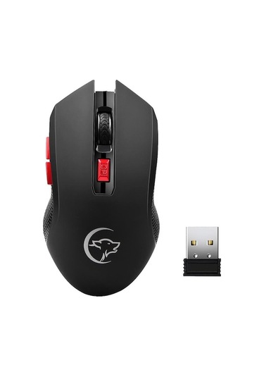 Novahub Ywyt G817 Kablosuz Fare 2.4g Kablosuz Oyun Faresi 2400 Dpı 6 Düğmeli Optik Ergonomik Fare - Siyah G817