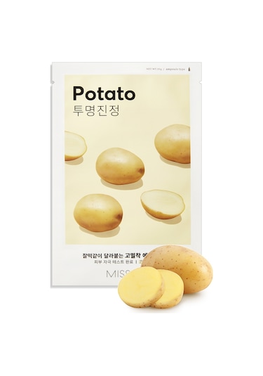 Missha Patatesli Aydınlatıcı Yaprak Maske 1 Adet Airy Fit Sheet Mask Potato