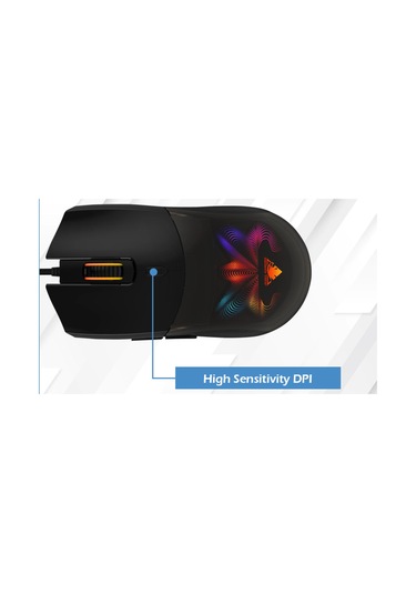 Jedel GM1320 Işıklı Kablolu RGB Oyuncu Mouse