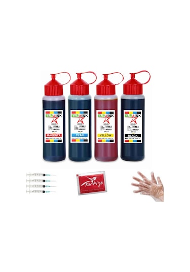 Hp Deskjet 2648 / 3510 / 3515 Yazıcı Uyumlu Kartuş Mürekkep Seti 4 X 500 Ml