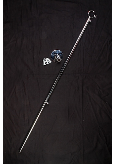 Bayrak Direği. Direk 155Cm. + 70X105Cm Türk Bayrağı