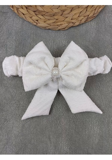 Yenidoğan Kumru Plazma Taçlı Lüks Kundak Bebek Battaniyesi Ekru Ekru