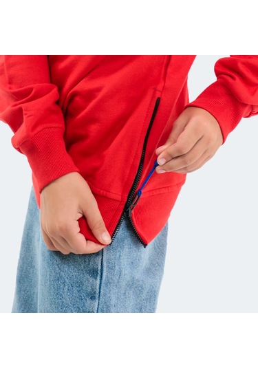 Slazenger DUNA IN Çocuk  Kırmızı Sweatshirt