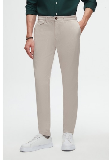 Twn Slim Fit Taş Armürlü Chino Pantolon 5ecc3s208232m S01