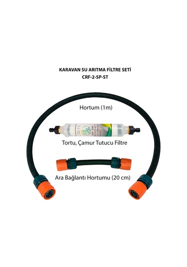 Tortu Pislik Önleyici Karavan Su Arıtma Filtre Seti-CRF-2SP-ST