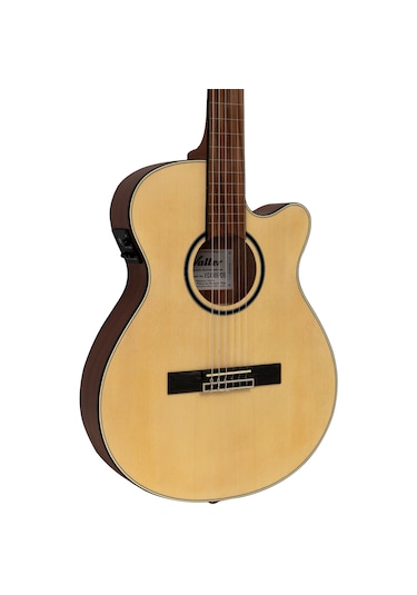 Valler Vgx305 Naturel Cutaway İnce Kasa Perdesiz Elektro Gitar