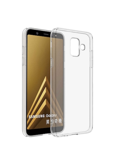 Samsung Galaxy Uyumlu J6 Plus Şeffaf Süper Esnek Yumuşak Süper Silikon Kılıf