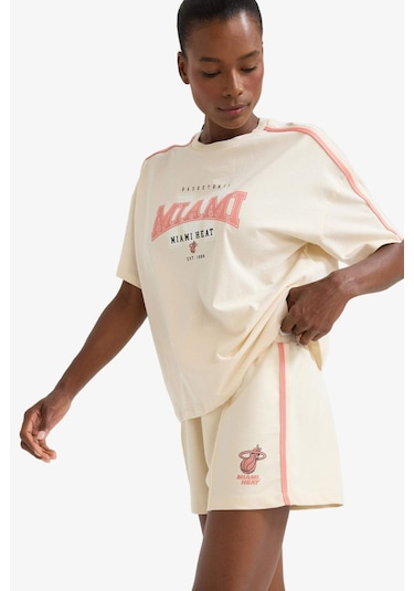 DeFactoFit NBA Miami Heat Standart Fit Kısa Paça Şort E3834AX25SMBG700