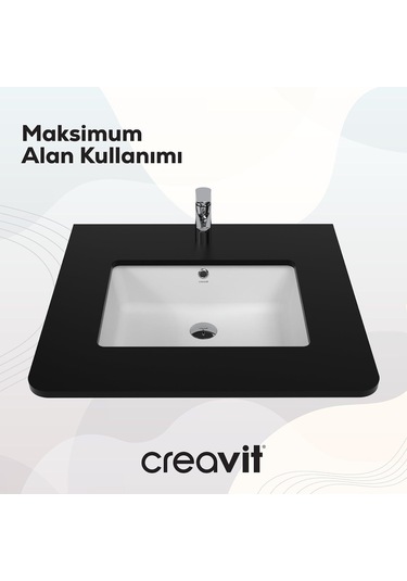 Creavit Tezgah Altı Lavabo 38 51 Cm Beyaz Tp738-00cb00e-0000