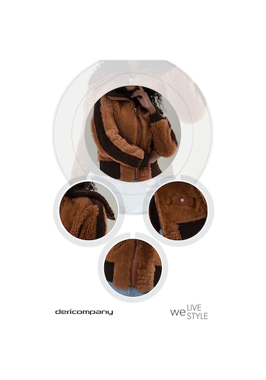 Karina Taba Tüylü Mont 211551 001