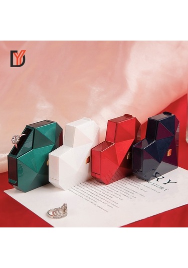 Kalp S Eklinde Otomatik Yu Zu K Kutusu Su Rpriz Evlilik Teklifi Ve Nis An Kutusu Siyah