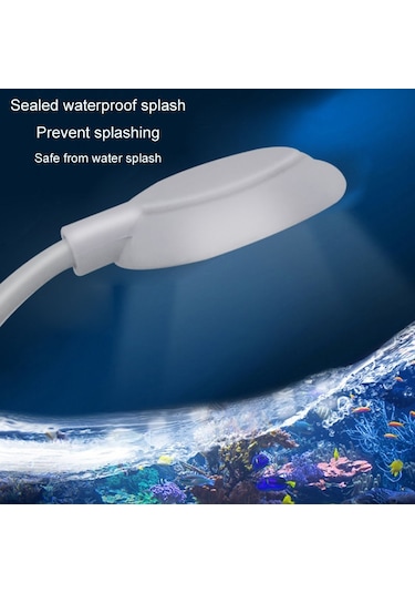 Sones 5w Balık Tankı Led Klip Işık Usb Fişi Aydınlatma Akvaryum Saydam Su Bitkileri Lamba