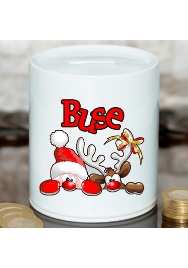 Yılbaşı Hediyesi - Isimli Noel Baba Kumbara