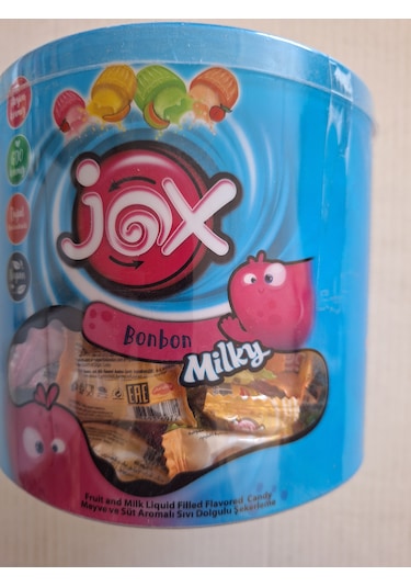 Jox Fruıty Meyve Ve Süt Aromalı Sıvı Dolgulu Bonbon Şeker 1 Kg