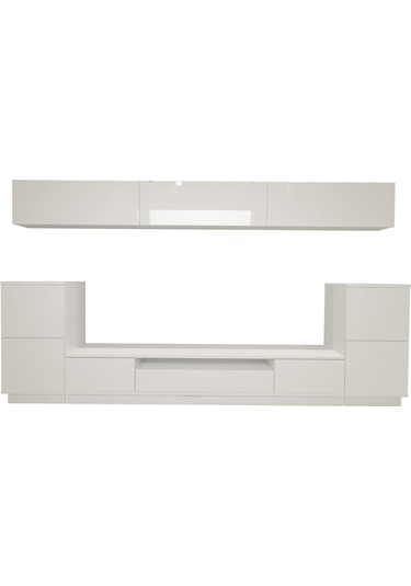 Decoraktiv Trendstyle 9s Slm Tv Ünitesi Tv Sehpası Beyaz