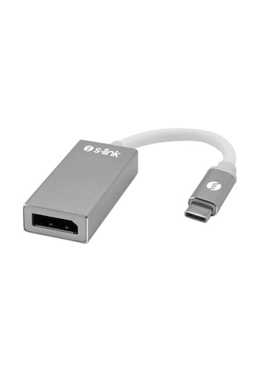 S-lınk Sl-usb-c74, Type-c To Dısplay Port Dp Metal, Çevirici