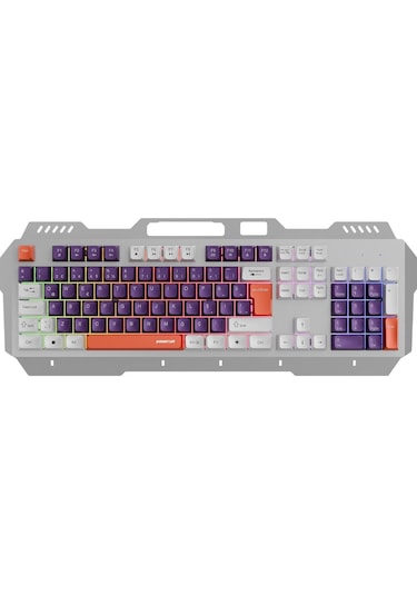 Polosmart Pgm36 Kablolu Rgb Aydınlatmalı Gaming Oyuncu Klavye Mor