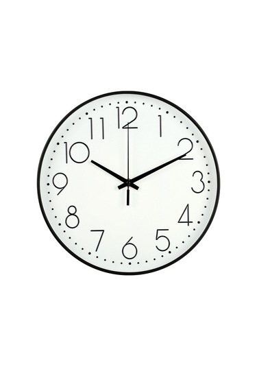 Sessiz Duvar Saati 20 Cm Şeffaf Cam Tik Tak Sesi Yok Kolay Kurulum B Diğer