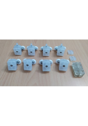 Kırılmaya Karşı Dayanıklı Duşakabin Tekerleği Şeffaf 22 Mm Teker