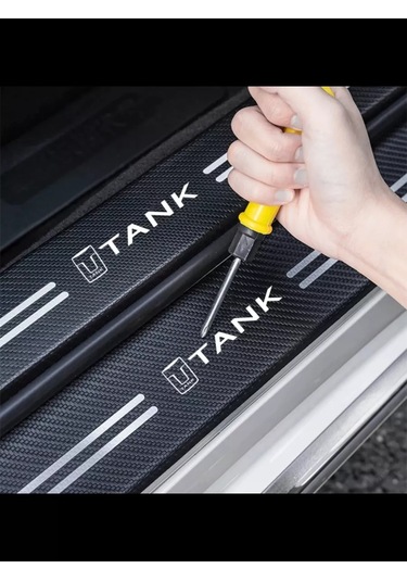 Homeben Tank Otomobil Eşik Korumalı Karbon Film Kaplaması 235109246