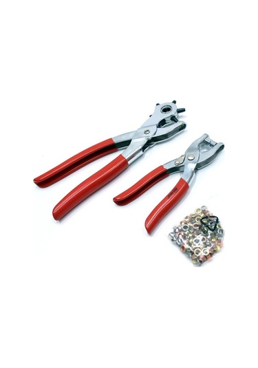 Büro Ev Atölye Takım Çantası İçin Kemer Delme Perçin Atma Pensi