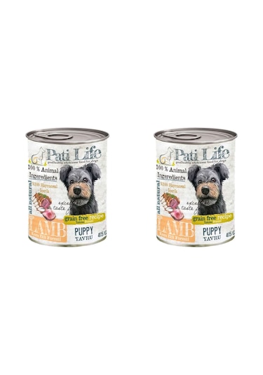 Patilife Yavru Köpek Konaserve Mama 24 Adet 2 48 Adet