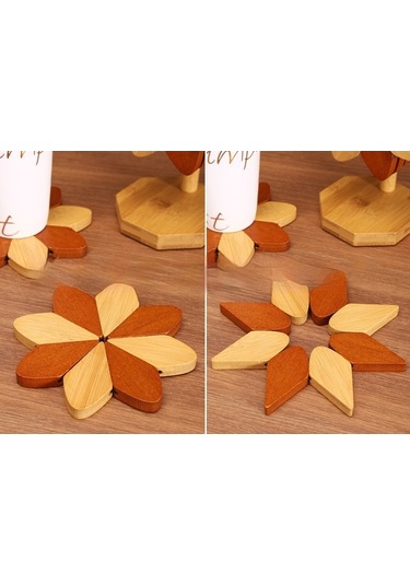 Spring Bir Ağaçyel Değirmeniısıyalıımıplacemat Kahverengi - Sarı