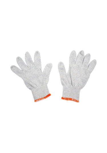 1 Çift. Pamuk Örme Iş Eldiveni. Work Gloves.Safety.
