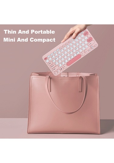 Yunboo Kablosuz Klavye Ve Mouse Seti - Ergonomik, Sessiz, 2.4g Bağlantılı, 10 Metre Menzil