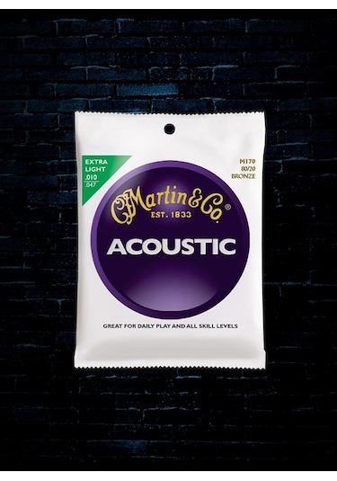 MARTIN & CO Akustik Gitar Teli (10-47) M170 Extra Lıght