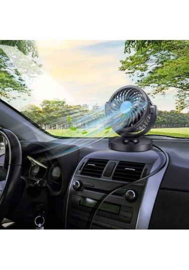 Point Araç İçi 360 Derece Dönebilen  12V Soğutucu Vantilatör