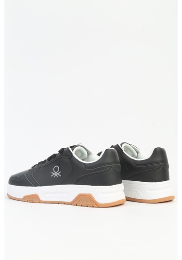 Benetton 11220 İthal Memory Foam Unisex Spor Ayakkabı 267800001813 01 Siyah Siyah