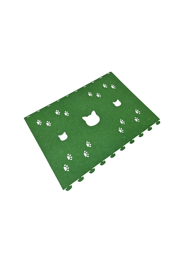 Kedi Oyuncağı Tüneli 1. Kalite 3mm Keçeden Geçmeli Kedi Ve Pati Figürlü 9 Renk A5