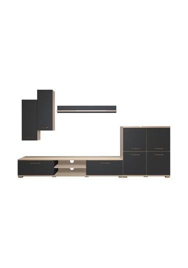 Decoraktiv Eko 6 Mdf Dvd Tv Ünitesi Tv Sehpası Beyaz - Antrasit