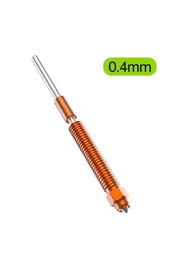 Yuntech01 Creality K2 Plus Uyumlu "yunus" K2p Hızlı Değişimli 0.4mm Nozzle - Tüm Metal Entegre Tasarım, Çeşitli Filamentler İçin Pla, Abs, Petg, Cf Vb.
