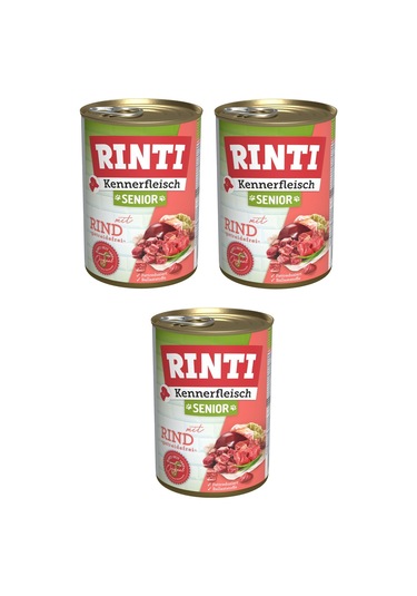 Rinti Dana Etli Senior Gurme Yaşlı Köpek Konservesi 400 G X 3 Adet