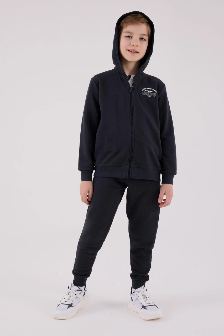 Rolypoly Erkek Çocuk Eşofman Takımı Antrasit-1750 Antrasit